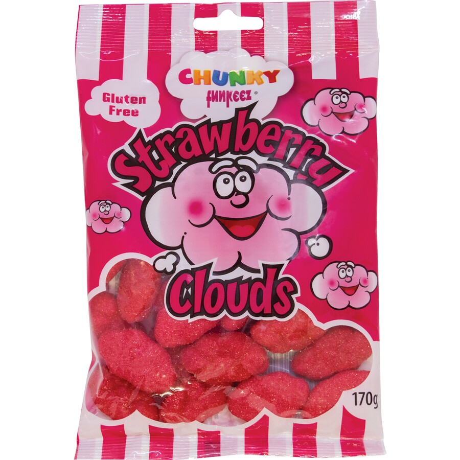 CHUNKY FUNKEEZ STRAWBERRY CLOUDS 170G