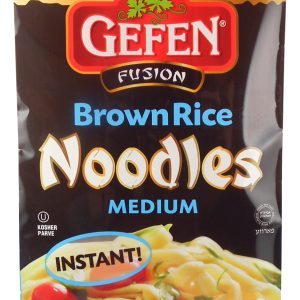 Noodles Brown Rice Medium Instant 11.6Oz Gefen