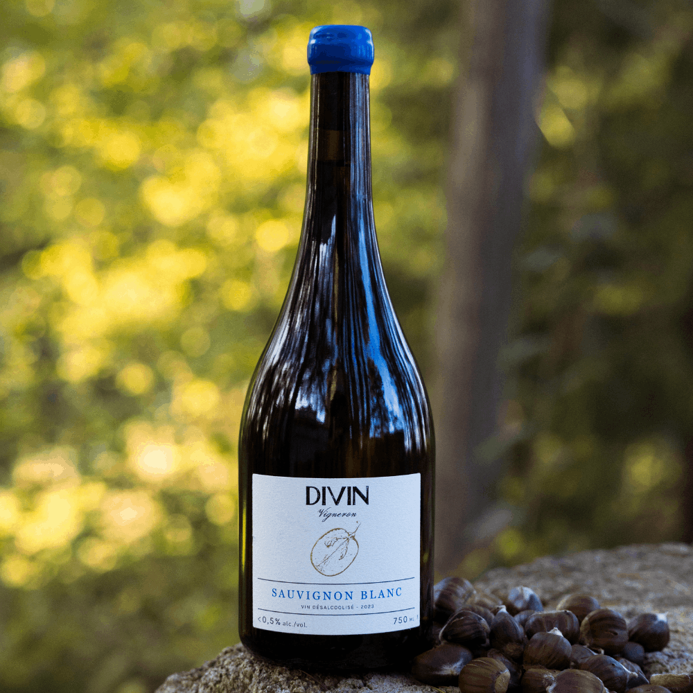 Divin Sauvignon Blanc Low-Alcohol 0.5% ABV 75cl - Image 3