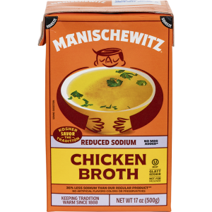 Broth L/S Chicken Aseptic 17Oz Mani (D)