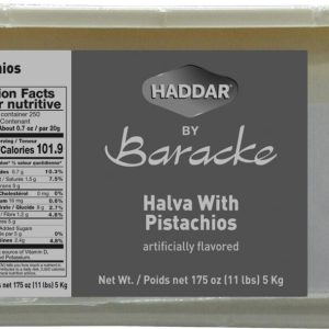 Halvah Pistachio Bulk 11Lb Haddar