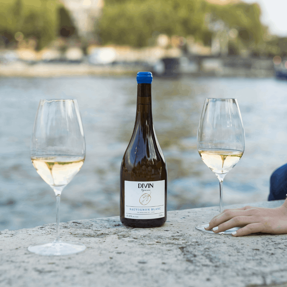 Divin Sauvignon Blanc Low-Alcohol 0.5% ABV 75cl - Image 4