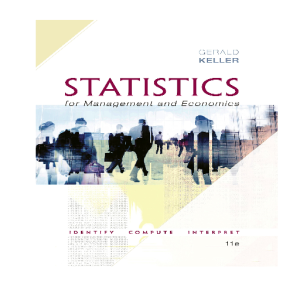 Statistics for management and economics