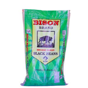 Bison Brand Black Beans 50 lbs/ Pois Noir 50 lbs