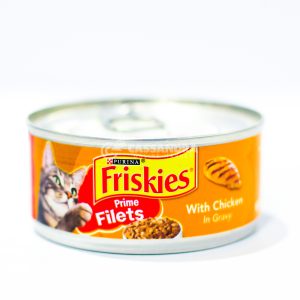 Purina Friskies Prime Filets With Chicken Gravy Net Wt 5.5 Oz( 156g )