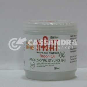 NAHT  PROFESSIONAL STYLING GEL ARGAN OIL MAX HOLD  16 OZ