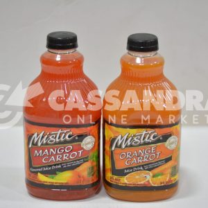 MISTIC JUICE  64 FL OZ (MANGO CARROT, ORANGE CARROT )