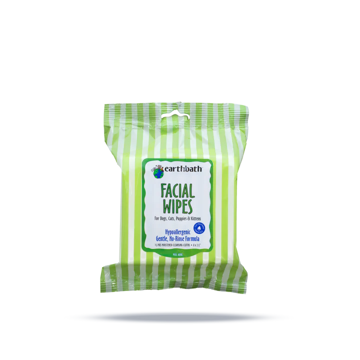 Earthbath Facial Wipes for Pets - 25ct