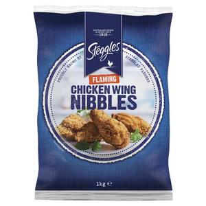 STEGGLES FLAMING WING NIBBLES 1KG