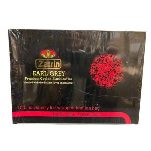 چای کیسه ای زرین با عطر ارل گری، 100 عددی