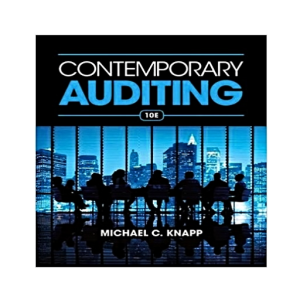 Contemporary Auditing 10th edition