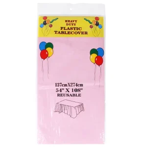 Candy Pink Table Cover 137 x 274 cm