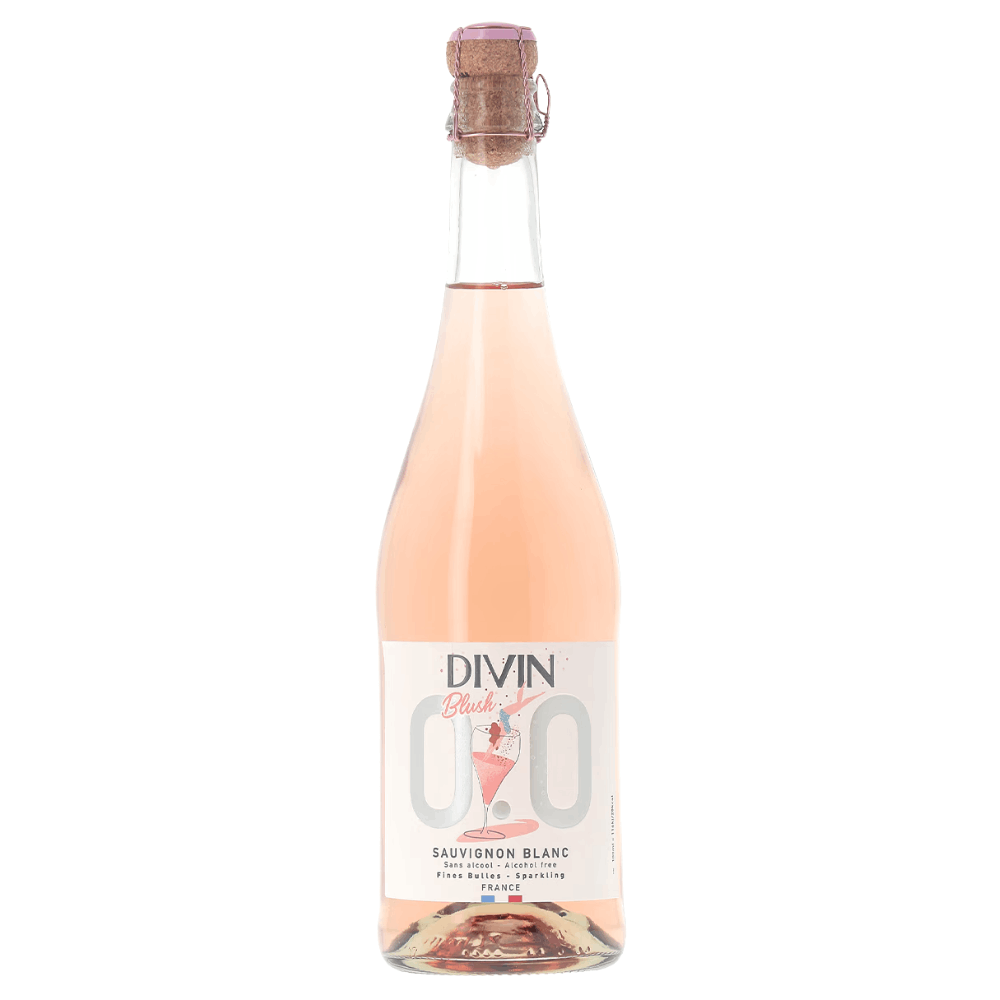 Divin Sparkling Rose Non-Alcoholic 0.0% ABV 75cl - Image 2