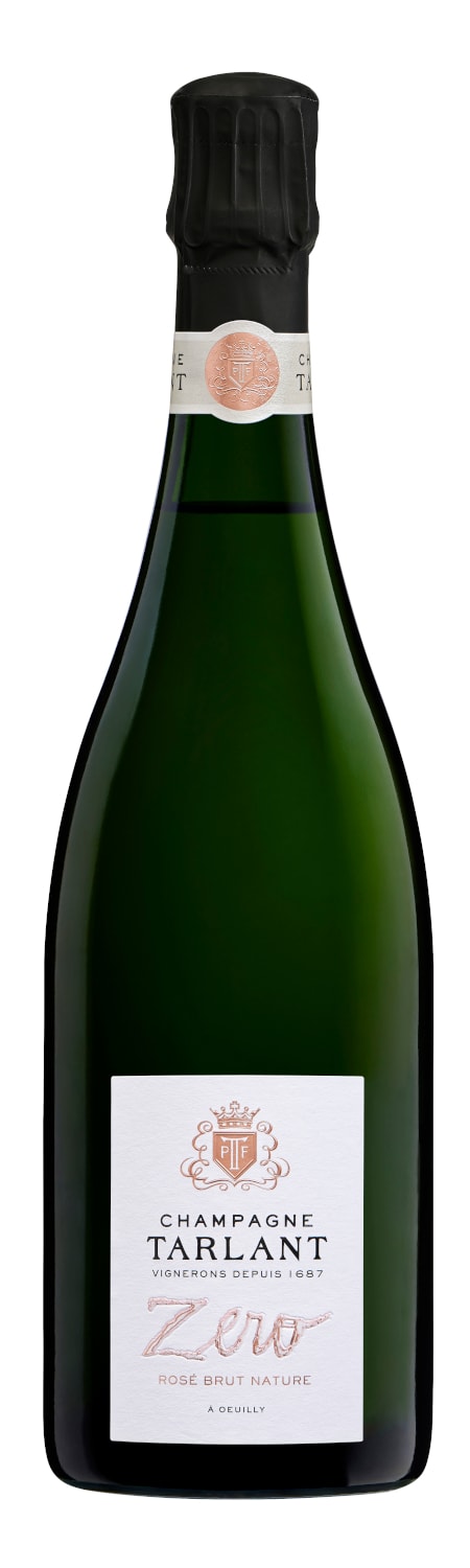 CHAMPAGNE TARLANT ZERO ROSÉ BRUT NATURE (2017 BASE)