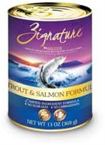 Zignature Grain Free Limited Ingredient Trout & Salmon Recipe for Adult Dogs - 13oz - Image 2