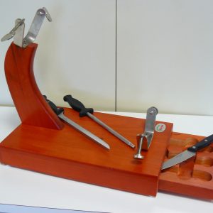 Ham Stand with Knives